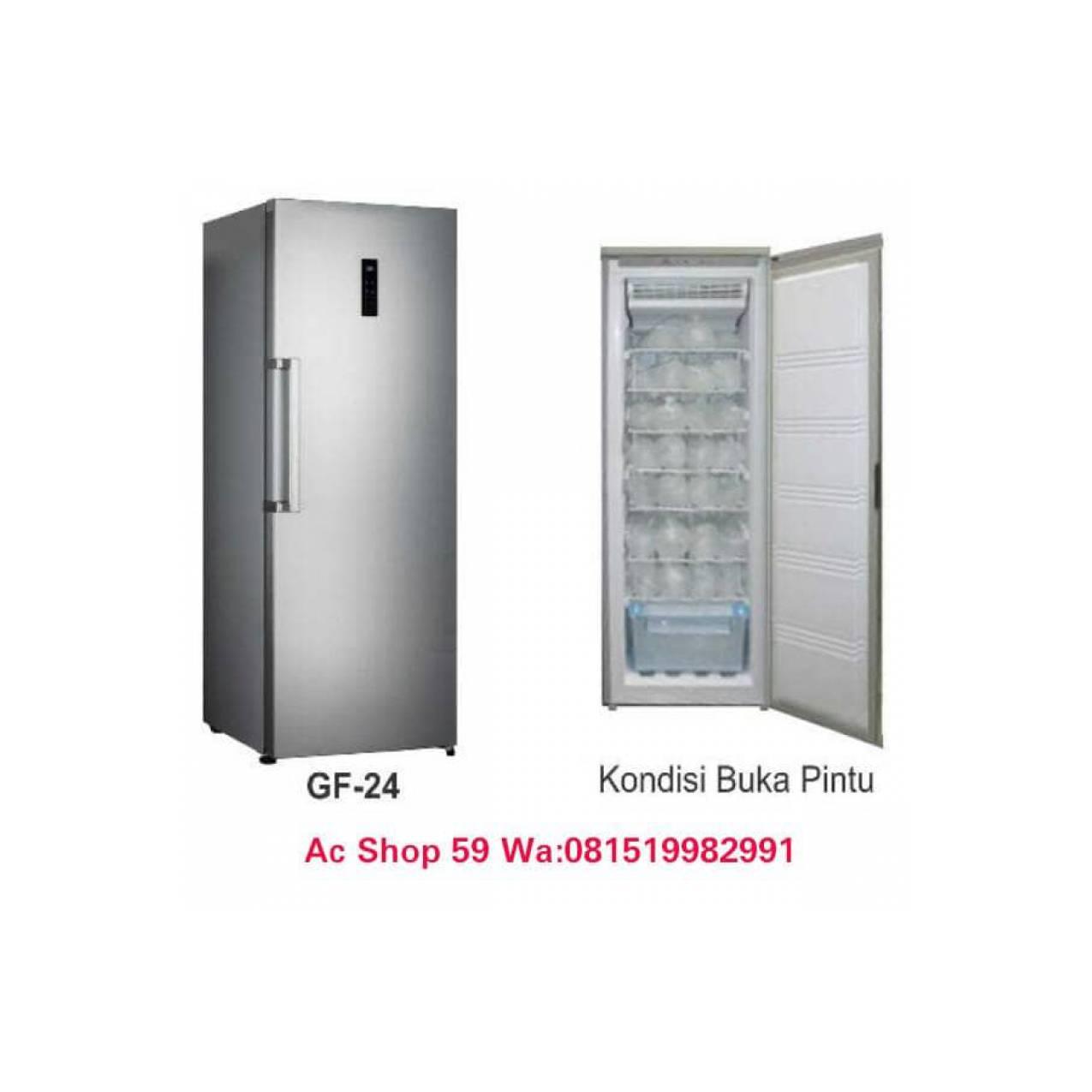 UPRIGHT FREEZER GEA GF-24 PEMBEKUAN ES MAMBO ES LILIN ES BATU NO FROST