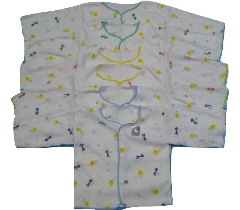 Baju Bayi Lengan Panjang Tanaka SNI 0-6 Bulan / 6 Pcs / 1/2 Lusin