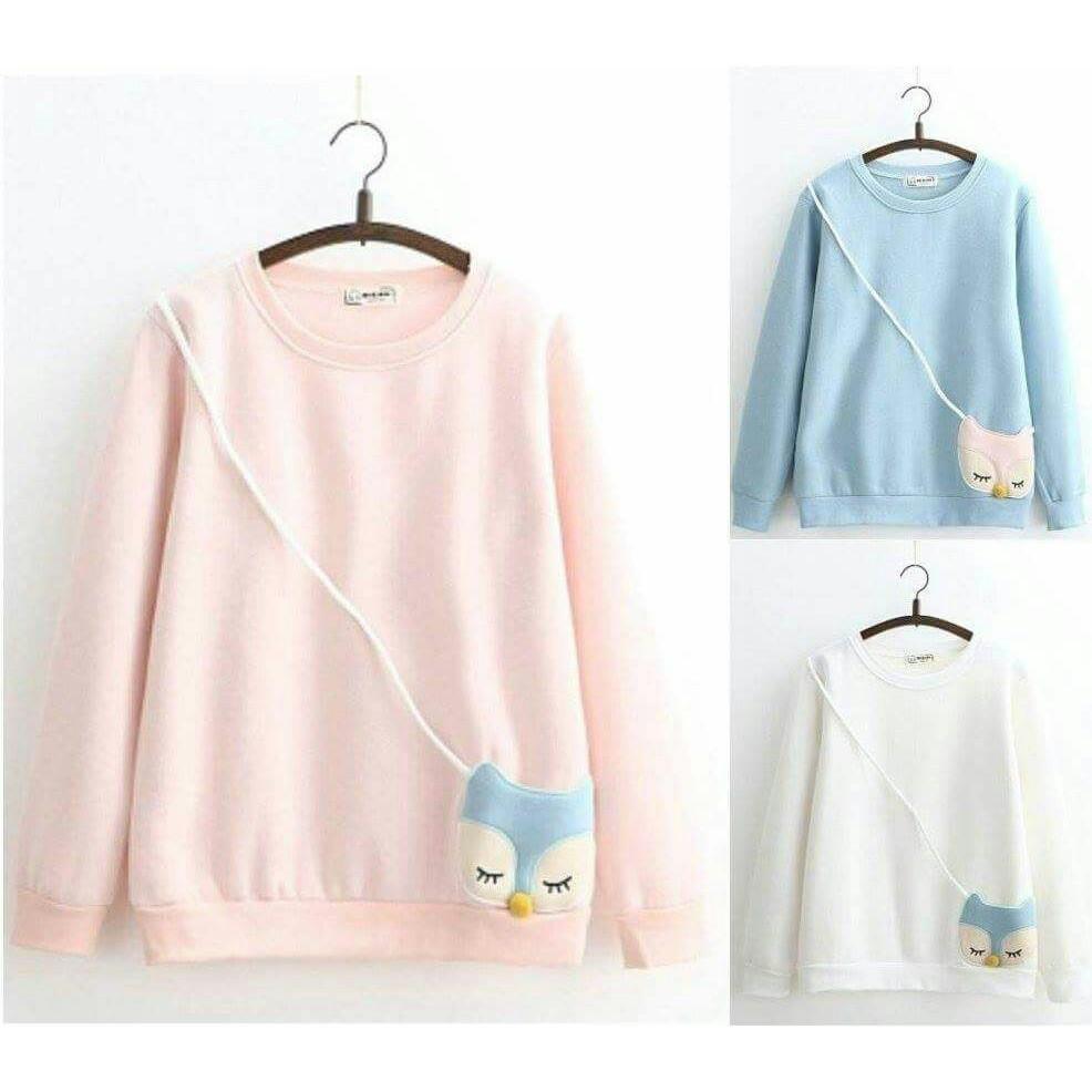 Vshop91jkt - Sweater Baby Owl / Sweater Cat / Sweater Kucing / Tunik / Atasan Wanita / Dress Wanita / Blouse Jumbo / Dress Jumbo / Dress Muslim / Blazer Jumbo / Baju Kerja / Syari / Gamis / baju koko / jumpsuit / Rompi Wanita / Baju Muslim / Kemeja Dress