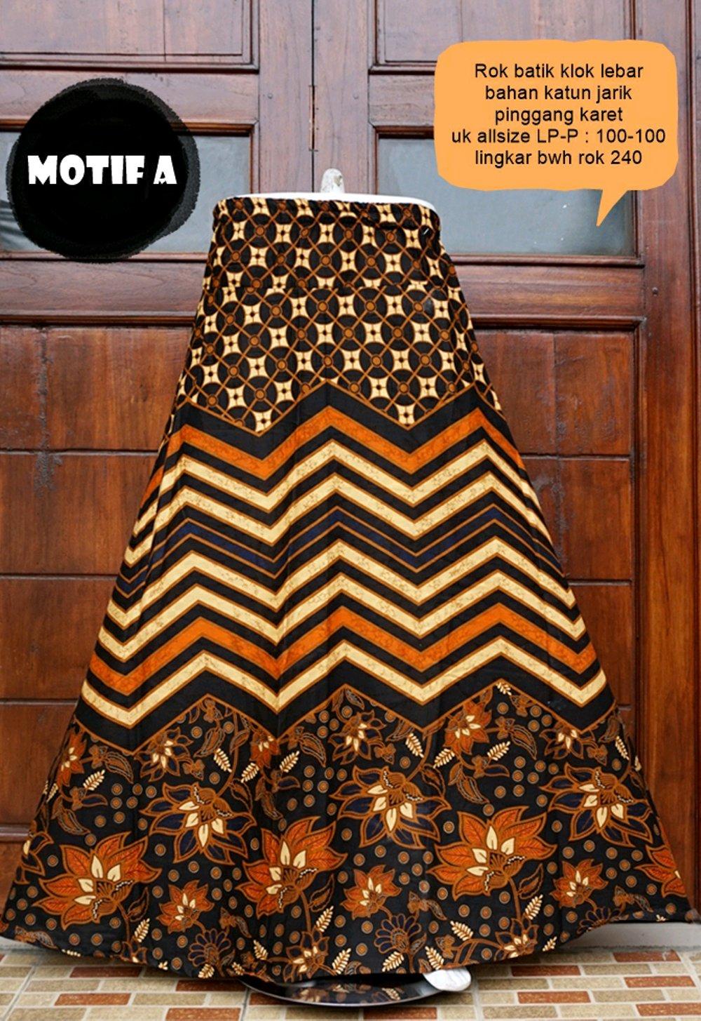 ROK BATIK KLOK LEBAR di lapak Pusat Grosir Batik Jogja pusatgrosirbatikjogja