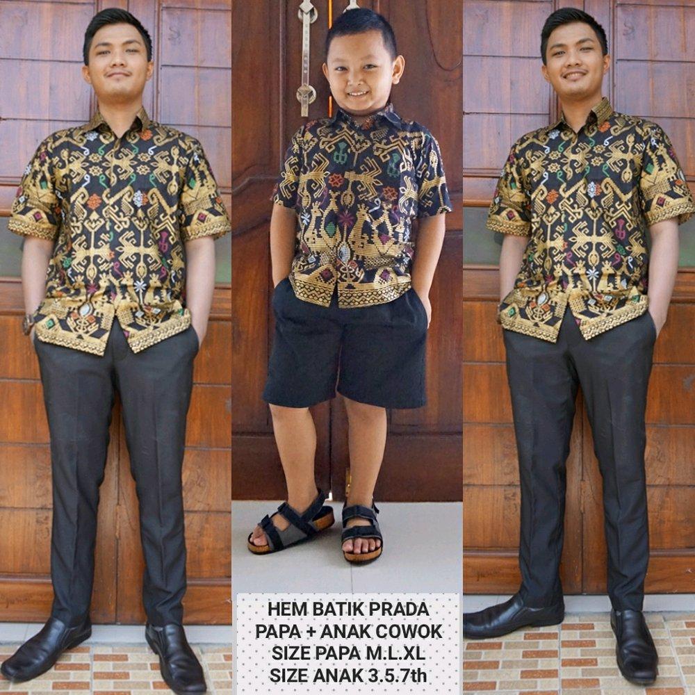 COUPLE PAPA ANAK COWOK di lapak Pusat Grosir Batik Jogja pusatgrosirbatikjogja