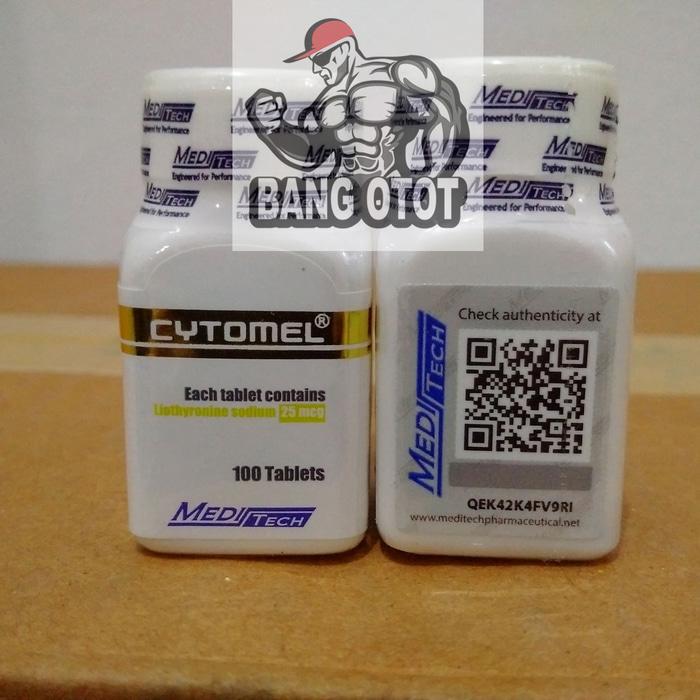 Meditech CYTOMEL T3 25mcg x100tabs / Liothyroic / Liothyronine Sodium - 5YGktf