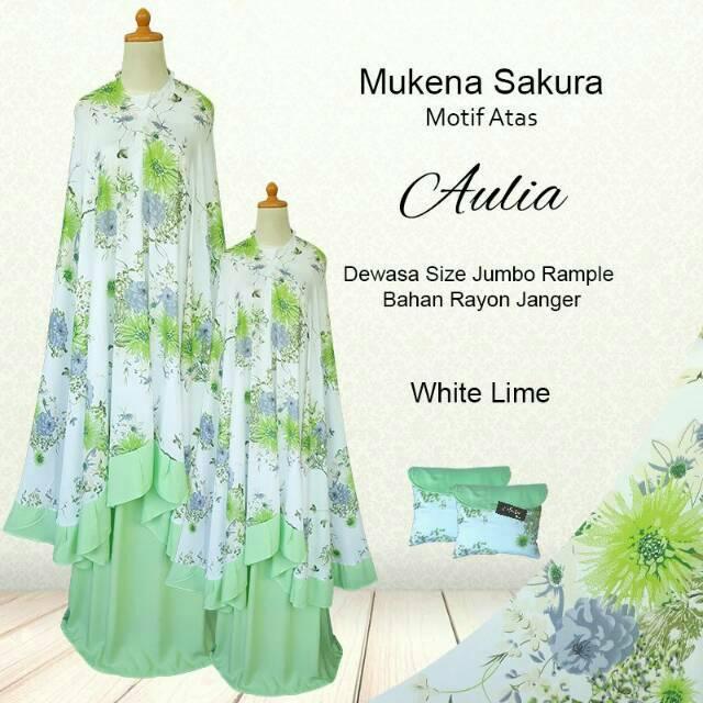 Mukena Bali Couple sakura azzahra soft peach