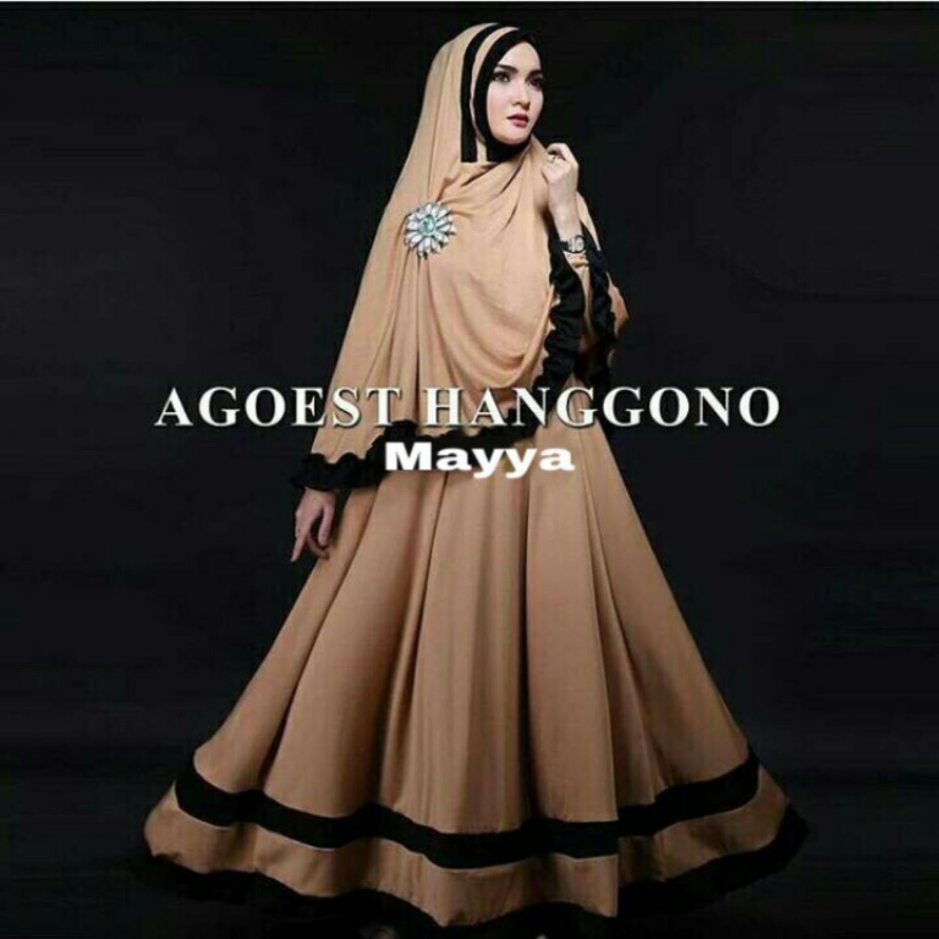 MAYYA SYARII MUSLIMIN Dress Gamis MUSLIM WANITA MUSLIMIN SYARII DRESS LEBARAN NAIK HAJI