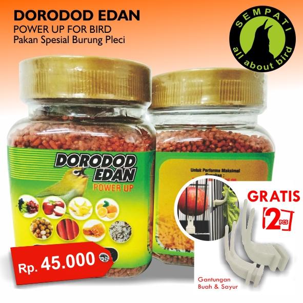 Dorodod Edan Power Up Voer Merah Pakan Pur Burung Pleci Ciblek Dll