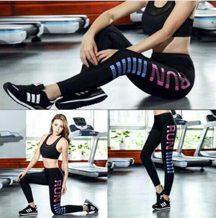 LEGGING RUN SPORT SPORTY CELANA OLAHRAGA SENAM MURAH GYM ZUMBA AEROBIK - 0ito2J