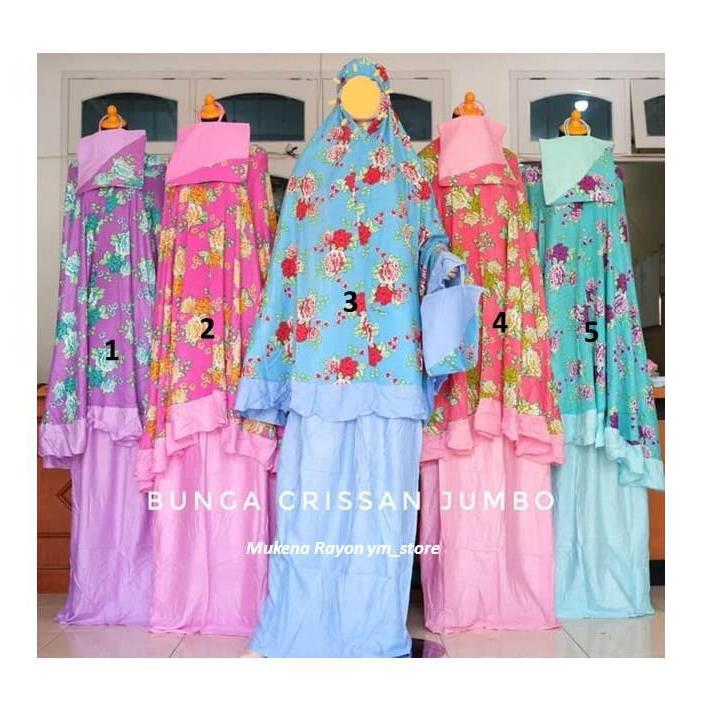 Best Seller ym_store Mukena Bali/ Mukena Rayon Super No.1 Jumbo - Grosir