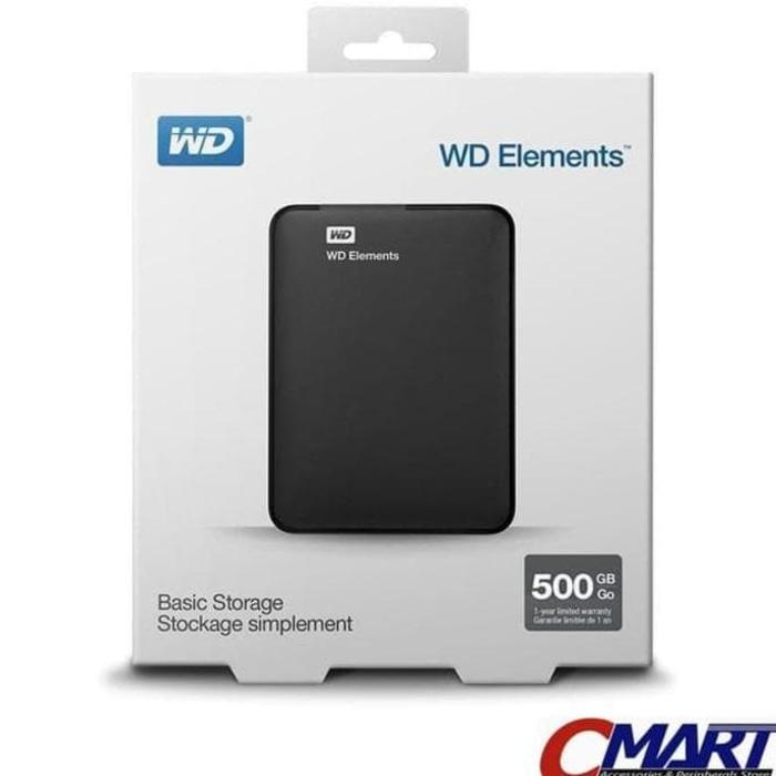BEST SELLER - WD ELEMENTS 500GB HD HDD HARDISK HARDDISK EXTERNAL