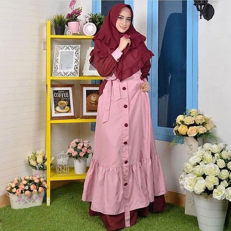 Baju Original Marissa Dress Baloteli Gamis Panjang Wanita Muslim Pakaian Cewek Gaun Muslimah Hijab Terbaru