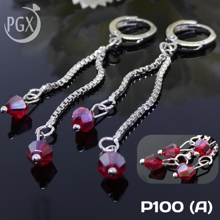 P100 Anting Panjang / Anting Korea Xuping - Perhiasan Lapis Emas 18K