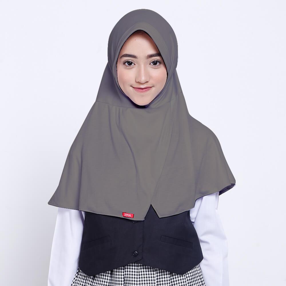 Zoya Kerudung Anak / Kerudung Sekolah / Bergo / Hijab Instant Smal- Cerdasmini