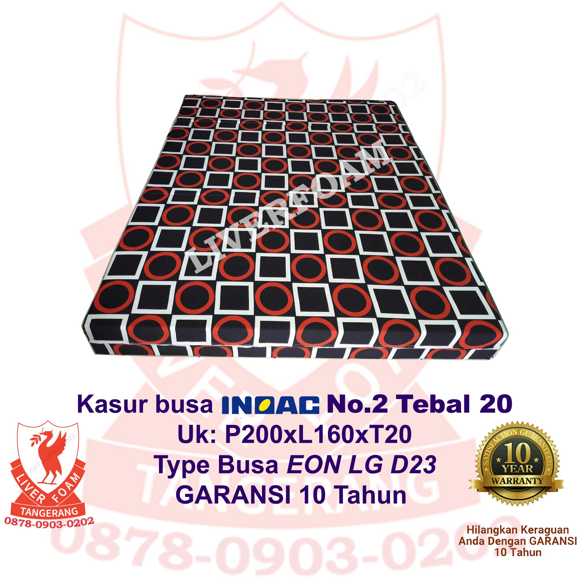 Kasur Busa Inoac No.2 Tebal 20 EON LG D23 Uk 200x160x20