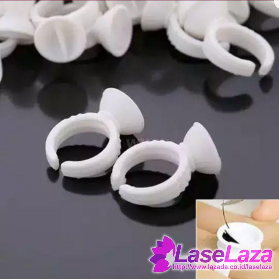 Ring Glue Eyelash Extension - Cincin Lem Sambung Bulu Mata Tanam isi 10 Lem Bulu Mata