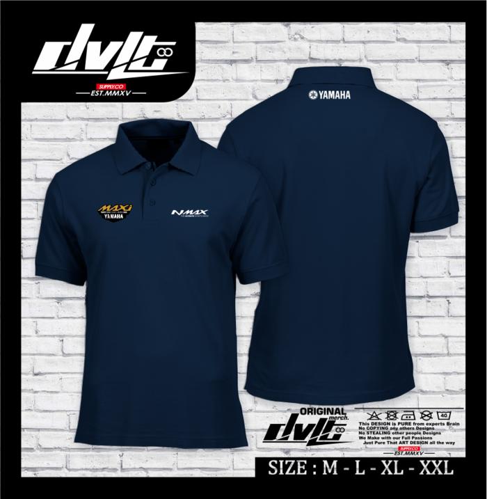 Poloshirt / Kaos Polo Yamaha Nmax (The Ultimate Sport Matic) Maxi Logo