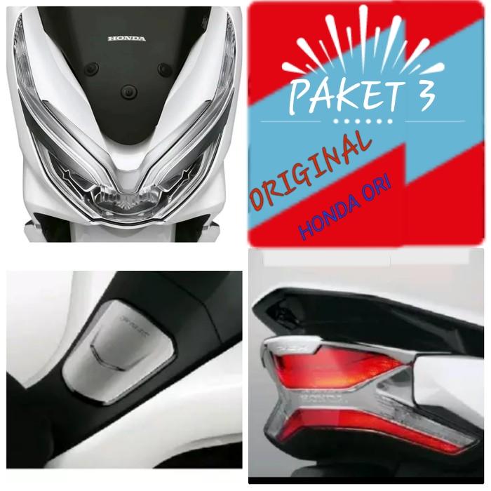 AKSESORIS NEW PCX 150 2018 PAKET 3 ITEM ORIGINAL AHM