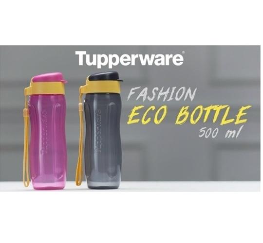 Botol Minum & Termos / Tupperware Fashion Eco Bottle 500 ml (1) | Botol Minum Tupperware / Botol Minum Tupperware Original