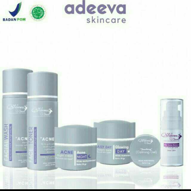 ADEEVA SKINCARE (PAKET ACNE SERIES COMPLETE)