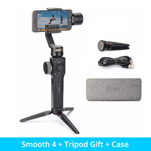 Zhiyun Zhi Yun Halus 4 Gimbal Handheld 3 AXIS Kamera Aksi Smartphone Stabilizer untuk iPhone 8 X Samsung GOPRO HERO
