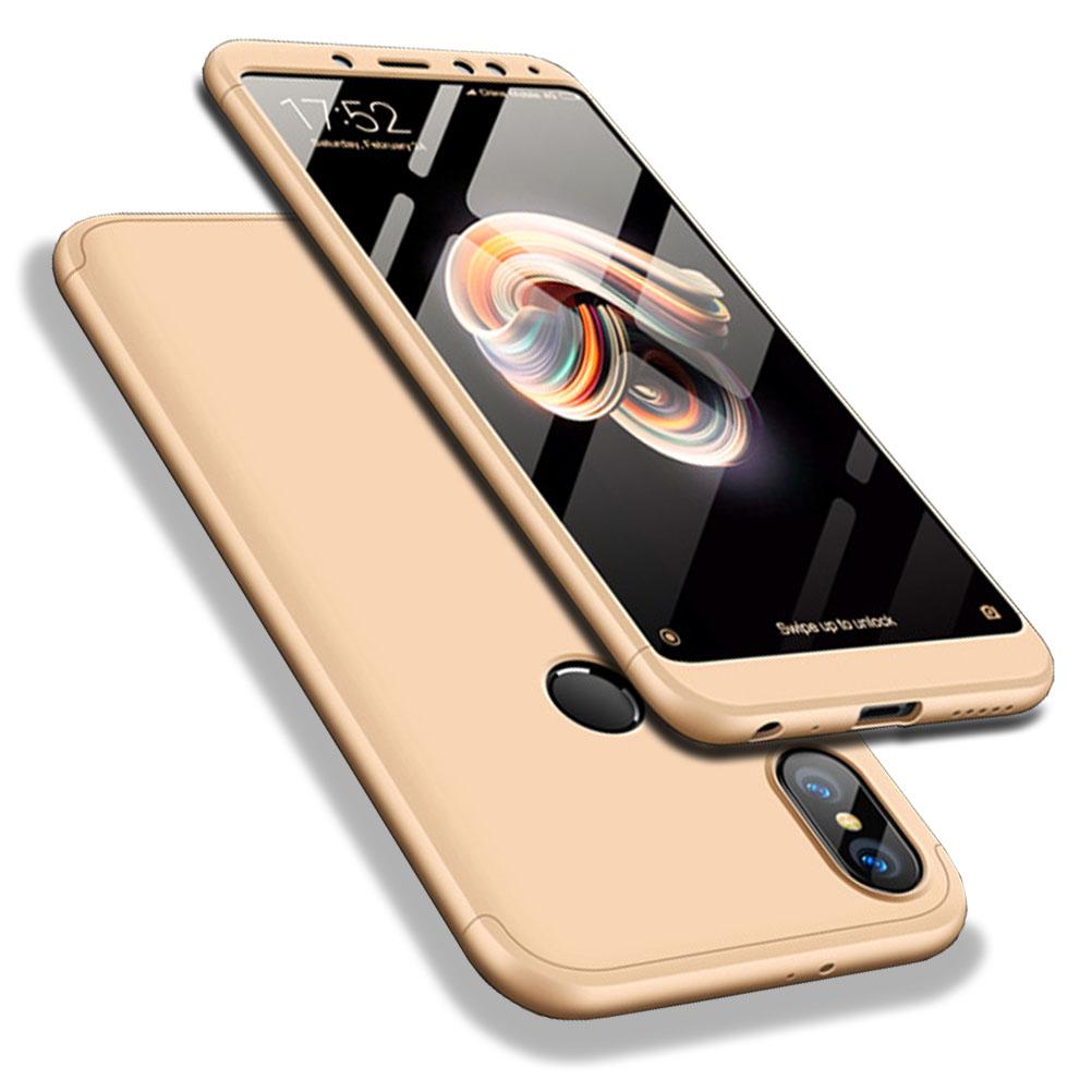 Redmi Note 5 Pro Kasus, ruilean 360 ° Penuh Badan Cakupan Perlindungan Keras Buah 3 Dalam 1 Dapat Dilepas Pelindung Case Sarung untuk Xiaomi redmi Note 5 Pro (Seperti Yang Ditunjukkan)