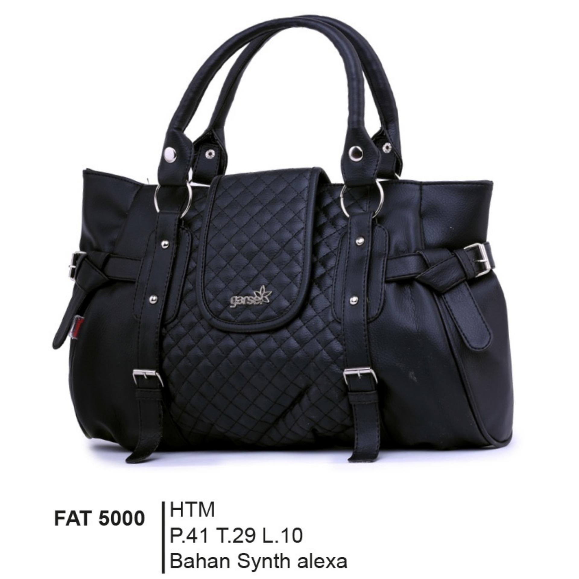 Tas Premium Wanita Bahan Synth Alexa Hitam