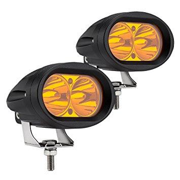 Lampu Tembak Led Cree20W OWL SOROT LED TEROPONG Offroad KUNING