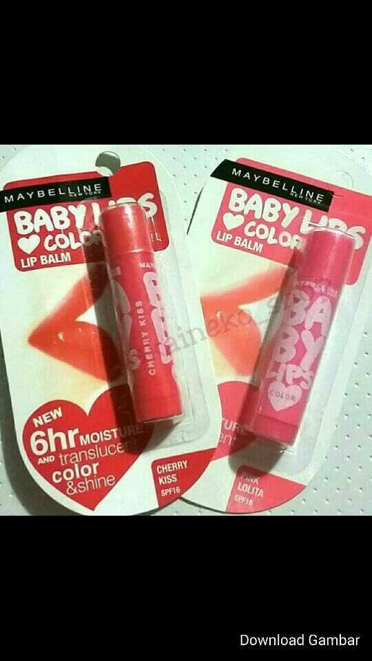 Maybelline baby lips color lip balm -Best seller-merawat bibir dan memberi kesan natural saat di aplikasikan