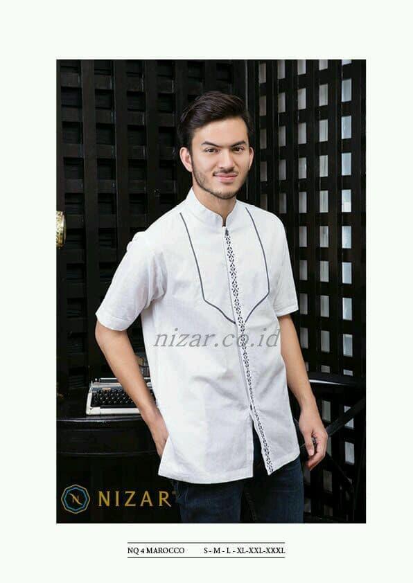 Baju Koko Nizar Bordir Original NQ4 Morocco