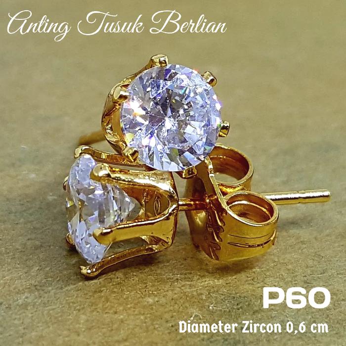 P60 Anting Tusuk / Giwang Mata 1 - Xuping Yaxiya - Lapis Emas 18K - Termurah - Best Seller