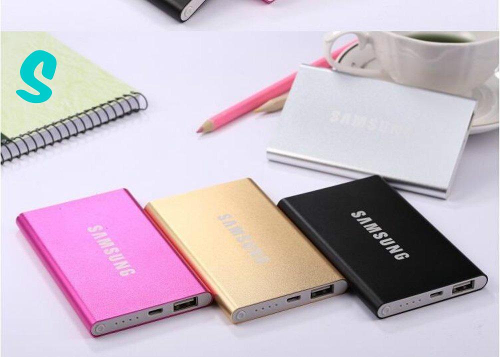 Universal Power Bank Slim LED SAMSUNG 128.000 - 198.000 MAH Fulcolour