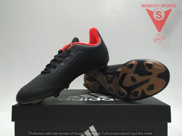 SEPATU BOLA ANAK - ADIDAS PREDATOR 18.4 FXG JR ORIGINAL #CP9243 BLACK - 588qmk