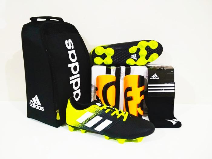 PAKET MURAH BERKUALITAS Sepatu Bola Adidas Ace FG (Black Stabilow) - JCHer8