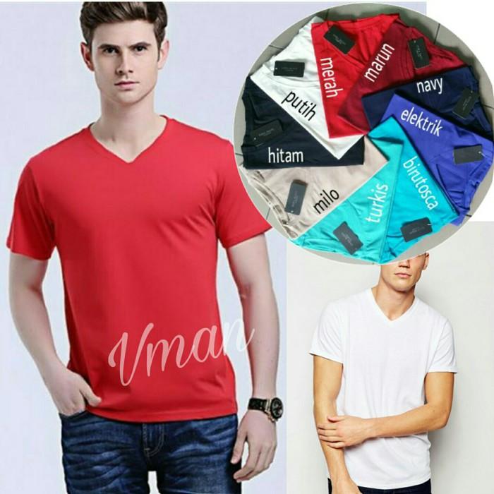 BASIC TEE ZARA MAN (VNECK ) - Rcq43d
