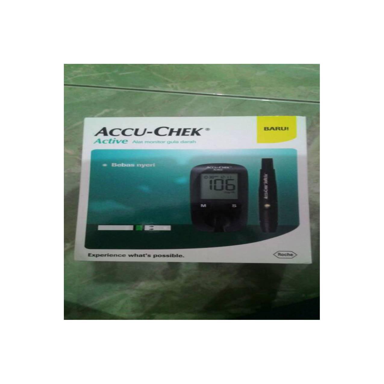 ALAT MONITOR / CEK GULA DARAH ACCU CHECK ACTIVE ALAT MONITOR / CEK GULA DARAH ACCU CHECK ACTIVE