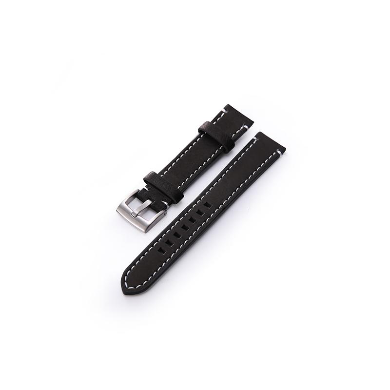 SEIKO Tali Jam Tangan Kulit Gesper Pin Kulit Baja Anti Karat