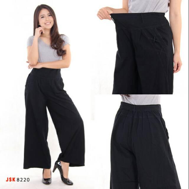 Celana Jeans Kulot / Kulot Panjang / Kulot All Size /Celana Bahan Wanita