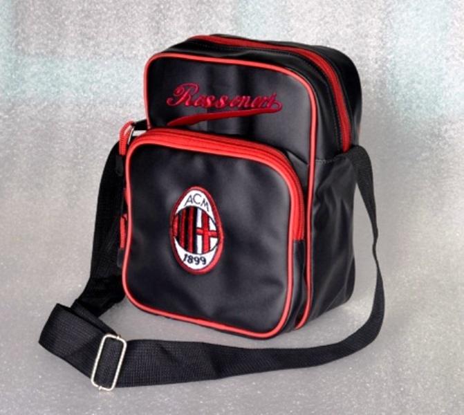 Tas Selempang AC Milan Hitam Merah Bagus dan Berkualitas