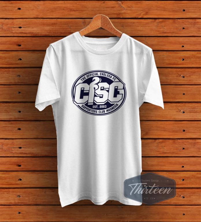 Kaos Original Baju Bola Chelsea CISC Kualitas Distro - Putih