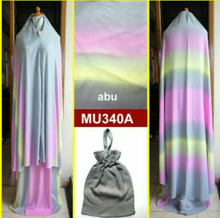 Mukena Bali Rainbow Tosca Jumbo Bahan Katun Rayon Premium Extra Adem,Gak Nerawang dan Nyaman dipake