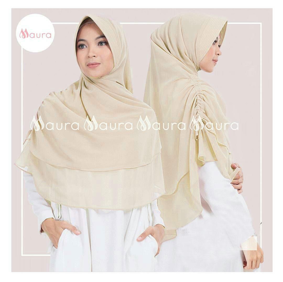 JILBAB INSTAN MURAH / MAURA CREAM / GAMIS PASHMINA / GROSIR HIJAB / KHIMAR / SYARI / SABRINA / PASHMINA SYARI