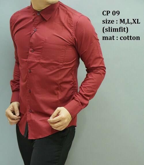 Terpopuler Kemeja polis slim fit CP 09