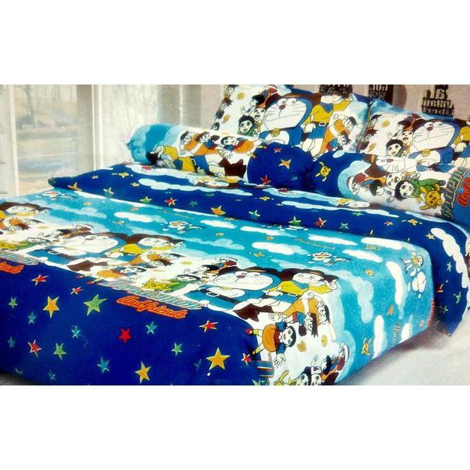 SPREI DORAEMON KOBOY 180X200 / KASUR NOMOR 1 - JDOAIHTG