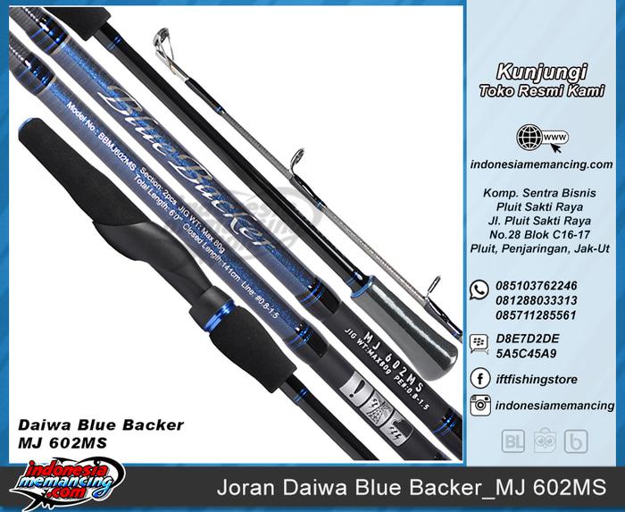 Joran Mancing DAIWA BLUE BACKER MICRO JIGGING 602MS (Panjang 1.83M) - JrRmd5