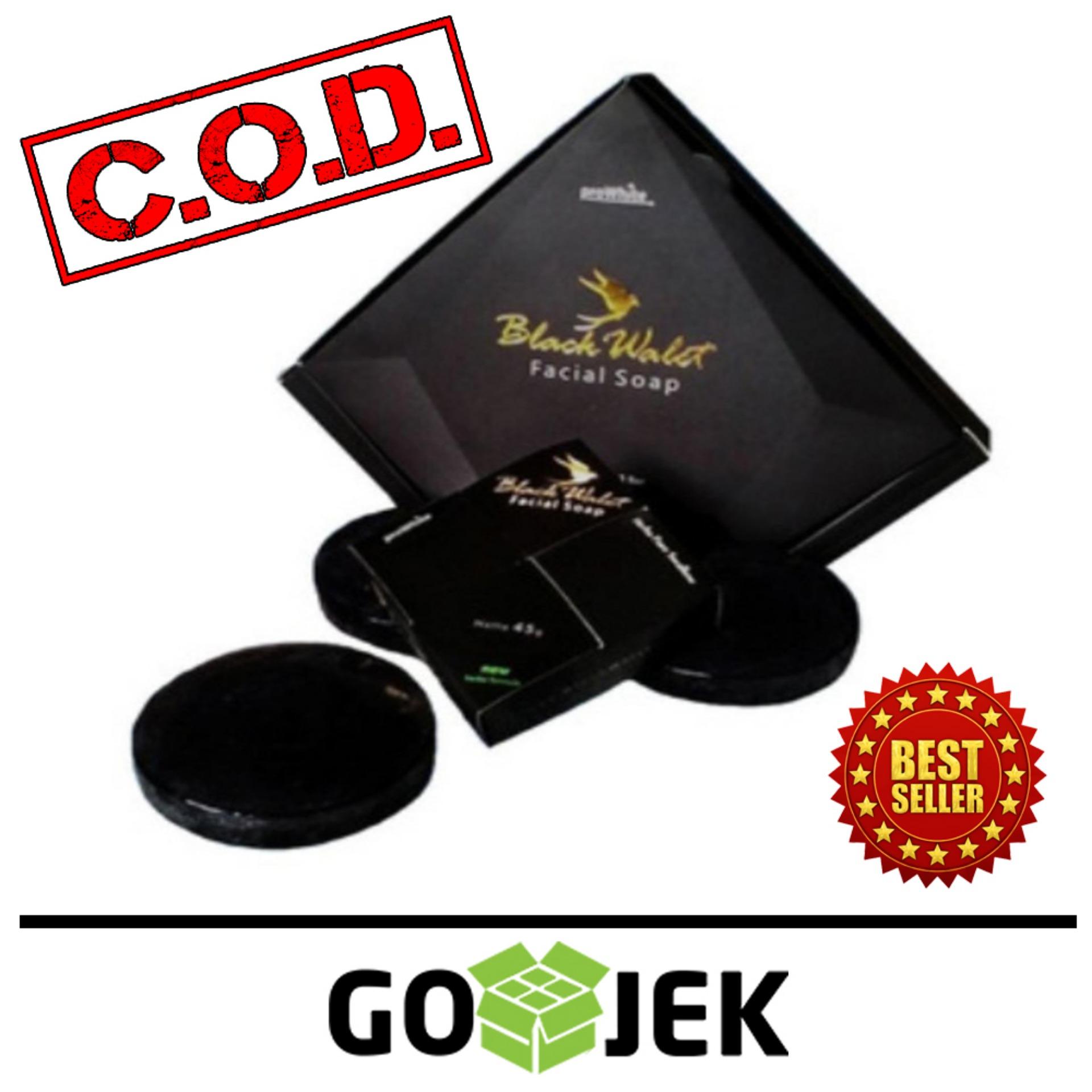 Black Walet Facial Soap Asli PT. Rajawali - 1 Box Isi 3