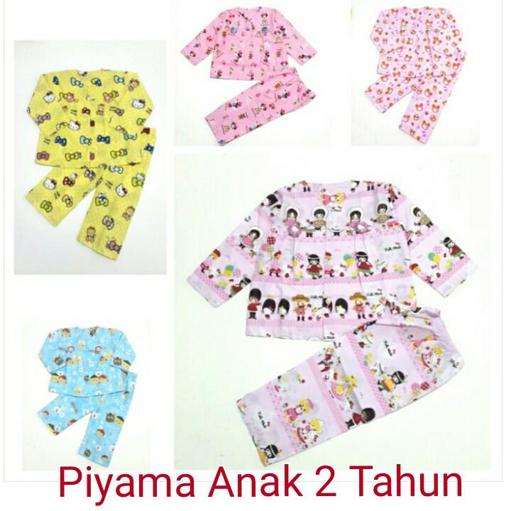 Grosir Piyama Anak Katun Catra Baju Tidur Anak Perempuan Umur 2 Tahun