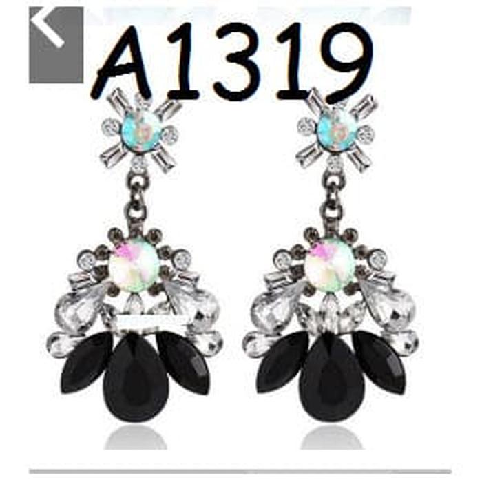 Anting Panjang Korea Kristal (Jual Kalung Gelang Cincin Xuping)
