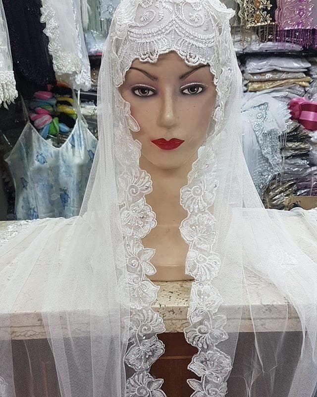 Hijab Instan Akad Nikah (Payet) #Jilbab/Kerudung/Fashion Muslim#