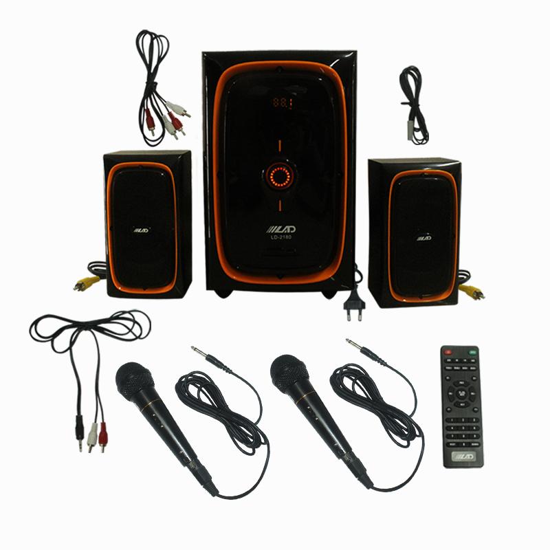 EELIC SPR-LD2180 MIX4 HITAM SPEAKER AKTIF SOUND SISTEM AUDIO KARAOKE SUPER BASS + BLUETOOTH + MIC-NK35 2 PCS MIC DENGAN KABEL PENGERAS SUARA MIKROFON STAGE MICROPHONE MIC KARAOKE PROFESIONAL MICROPHONE