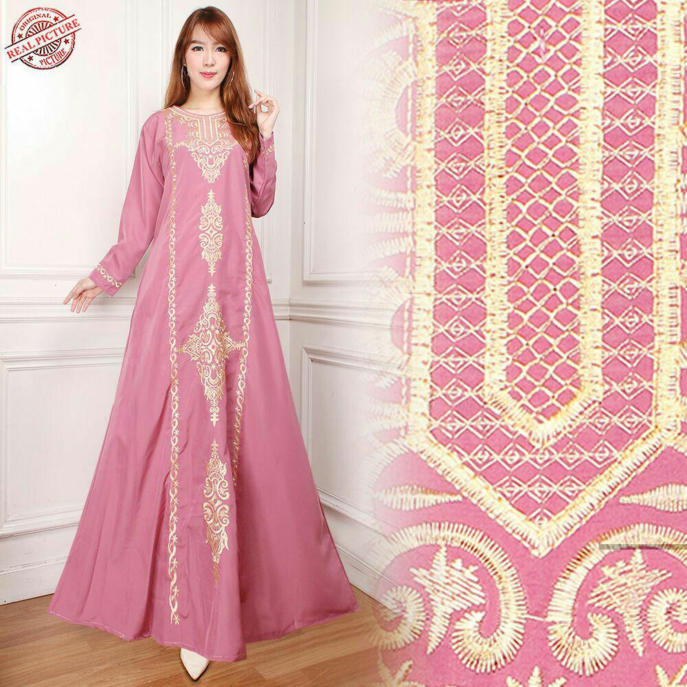 SB Collection Dress Maxi Brenda Longdress Kaftan Gamis Jumbo Batik Wanita