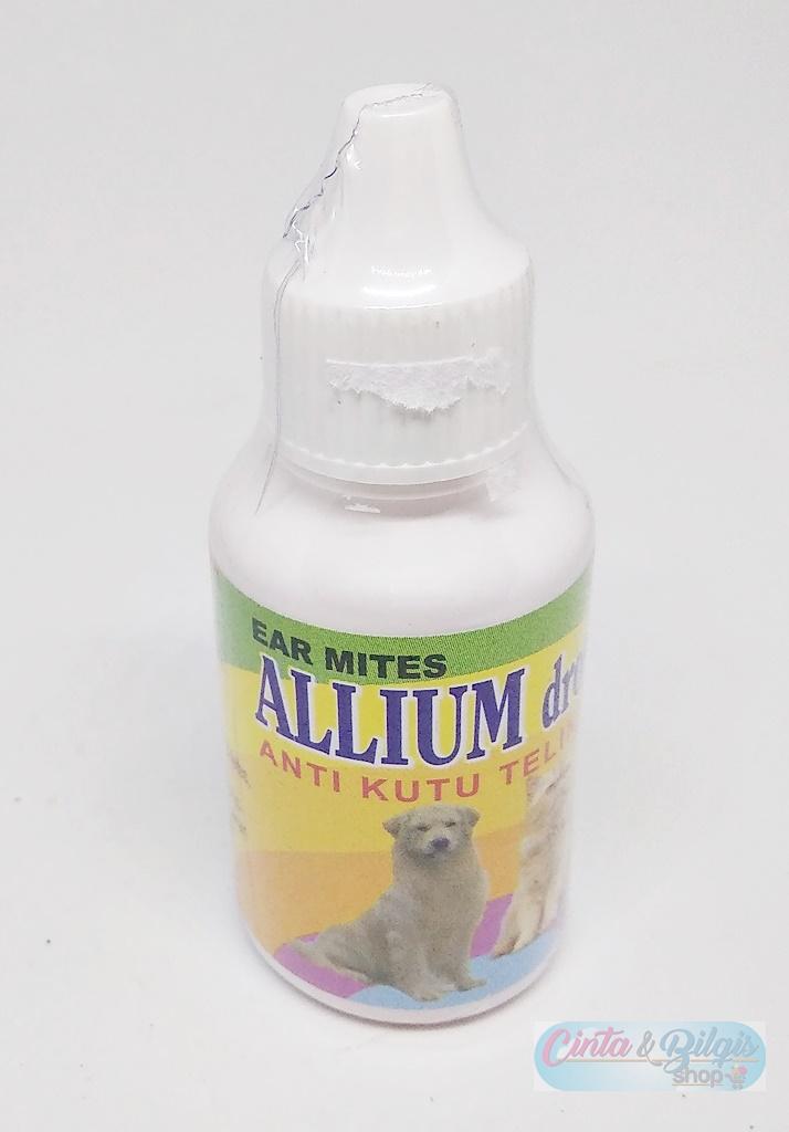 ALLIUM DROPS OBAT TETES KUTU TELINGA KUPING KUCING UKURAN 30ML