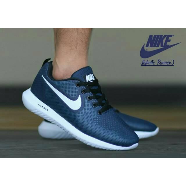 Sepatu Nike Flyknit Lunar 3 Tubular Sneakers Casual Pria Keren Murah Joging Olahraga Cowok Santai